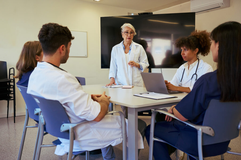 Board Members Discussing Artificial Intelligence in Healthcare
